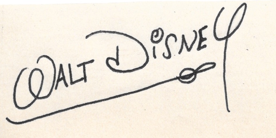 Walt Disney’s Signature